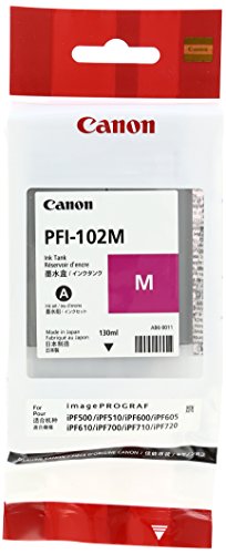 CANON 純正インク インクタンク マゼンタ PFI-102M ポスカ付 インクカートリッジ