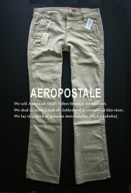 661-4新品★エアロポステール AEROPOSTALE★ヴィンテージチノパン903　heiley skinny flare★ベージュ★WOMENS