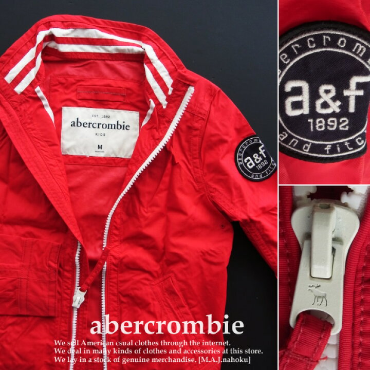 楽天市場】2163新品☆アバクロンビー abercrombie☆ナイロンジップ 