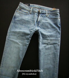 5253新品★アバクロンビー＆フィッチ Abercrombie&Fitch★ヴィンテージストレッチデニム3110 RUSTIN ATHLETIC SKINNY★30/32★MENS