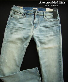 5478-80新品★アバクロンビー＆フィッチ Abercrombie&Fitch★ヴィンテージストレッチデニム3216 SLIM STRAIGHT★MENS