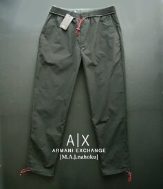 9304新品★アルマーニエクスチェンジ ARMANI EXCHANGE★A|X デザインパンツ3253★黒★31★MENS★