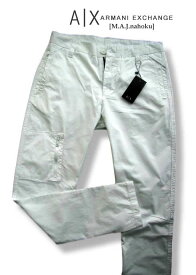 7799-800新品★アルマーニエクスチェンジ ARMANI EXCHANGE★A|X デザインパンツ2810★白★MENS