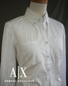 1907新品★アルマーニエクスチェンジ ARMANI EXCHANGE★ロングシャツワンピース★白★XS★WOMENS★