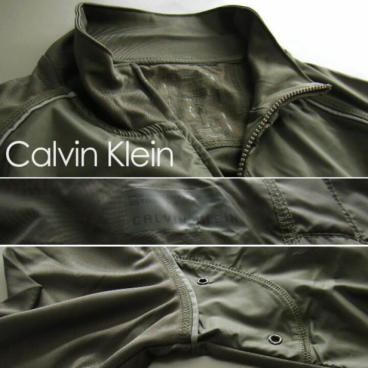 楽天市場】14-5新品☆カルバン クライン Calvin Klein☆ナイロンジップ 