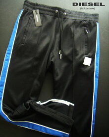 8287新品★ディーゼル　DIESEL★ラインロゴトレパンK172★黒★L★MENS