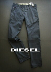 6727-31新品★ディーゼル　DIESEL★チノパン2704　CHI-REGS-B★紺★MENS★メンズ