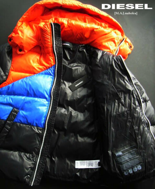 楽天市場】8137新品・訳有☆ディーゼル DIESEL☆ダウンジャケットK105 