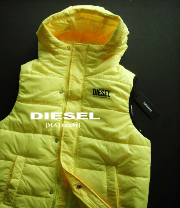 楽天市場】8654訳有・新品☆ディーゼル DIESEL☆中綿ベストジャケット 