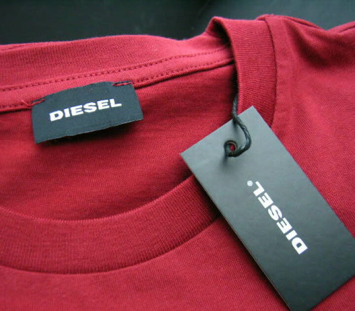 楽天市場】8601新品☆ディーゼル DIESEL☆胸ロゴTシャツK214☆赤系 