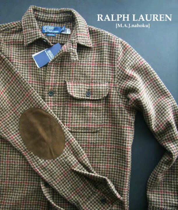 楽天市場】2174新品☆ラルフローレン RALPH LAUREN☆肘宛付千鳥格子 
