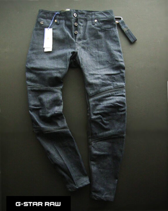 楽天市場】7866-8新品☆ジースター G-STAR RAW☆バイカーデニム3109 RE 