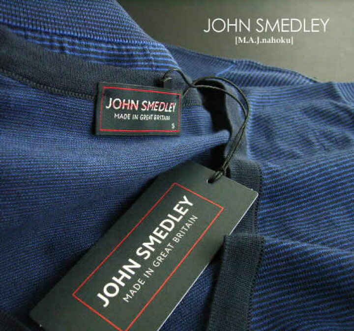 楽天市場】774新品☆JOHN SMEDLEY ジョンスメドレー☆長袖ボーダーV 