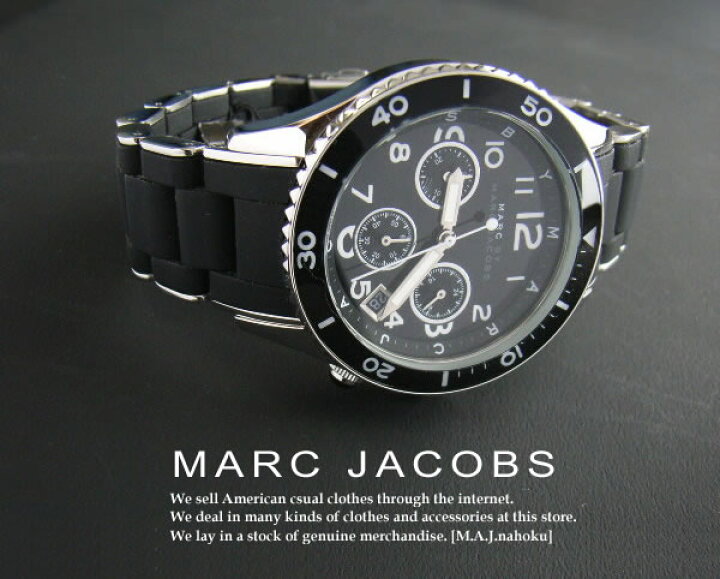 楽天市場】2472新品☆マークジェイコブス MARC JACOBS☆時計 クロノ  