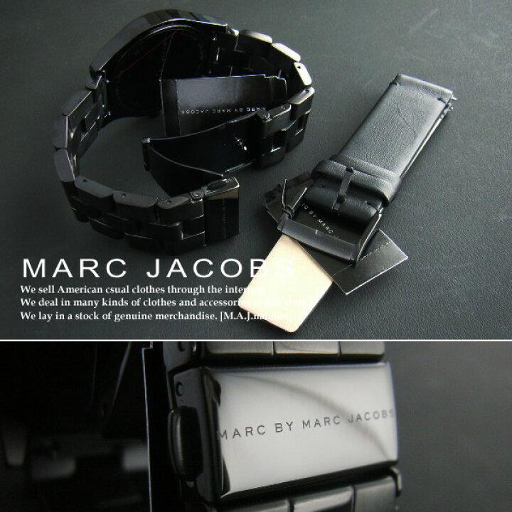 楽天市場】2477新品☆マークジェイコブス MARC JACOBS☆時計 黒換 