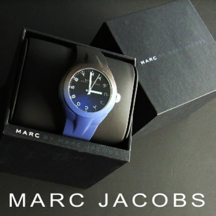 楽天市場】5603新品☆マークジェイコブス MARC JACOBS☆時計 青黒  