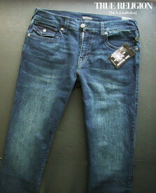 8574新品★トゥルーレリジョン TRUE RELIGION★ヴィンテージデニム3210 RICKY FLAP SN★濃色系★33★MENS