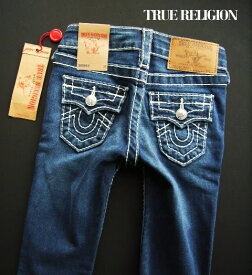 7230新品★トゥルーレリジョン TRUE RELIGION★子供ヴィンテージストレッチデニム2912 BIG T SKINNY★3T★BOYS