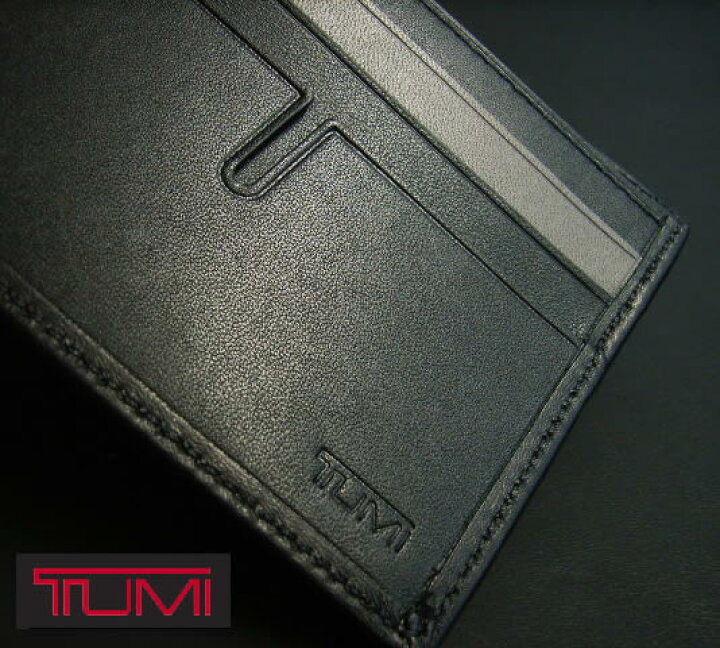 楽天市場】7819新品☆トゥミ TUMI☆デザイン2折財布柄3109☆黒系 