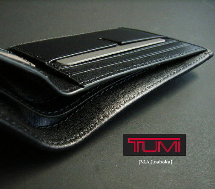 楽天市場】7819新品☆トゥミ TUMI☆デザイン2折財布柄3109☆黒系 