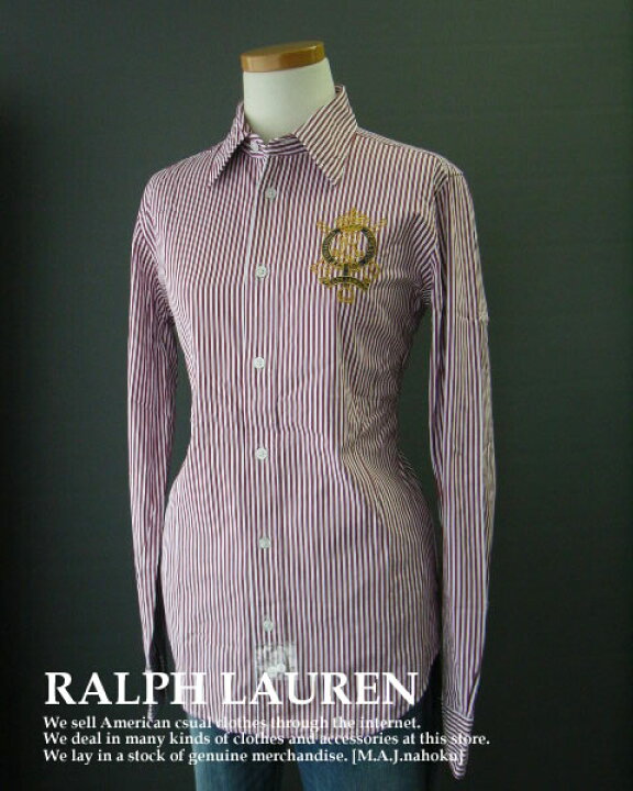 楽天市場】2604-5新品☆ラルフローレン RALPH LAUREN☆胸金刺繍 