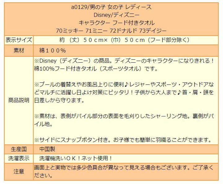 楽天市場 男の子 女の子 ディズニー フード付きタオル 約50 50cm 70ミッキー 71ミニー 72ドナルド 73デイジー A0129 子供 キッズ ジュニア レディース 大人 フード付きタオル フード付き スポーツタオル プール キャラクター キャラ Zai1124 すまいるまこ 楽天市場 男の子 女の子 ディズニー フード付きタオル 約50 50cm 70ミッキー 71ミニー 72ドナルド 73デイジー A0129 子供 キッズ ジュニア レディース 大人 フード付きタオル フード付き スポーツタオル プール キャラクター キャラ Zai1124 すまいるまこ