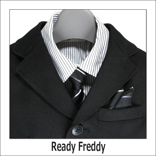 ready Freddy　スーツセット　ジャケット　長ズボン　シャツ　黒