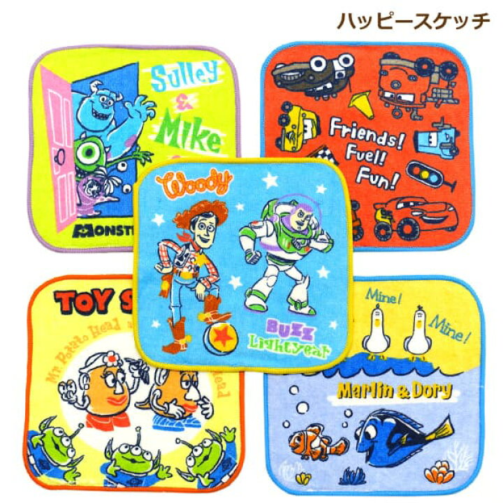 楽天市場】ミニタオル キャラクター 5枚 セット タオルハンカチ 制菌 