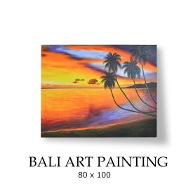 【在庫処分セール】【アウトレット】バリ絵画 アートパネル 波の絵 ビーチ BEACH Lサイズ ＜80×100cm＞ [3] モダンリゾート アジアン絵画 海 南国 アジアンアート 風景 風景画 浜辺 波 砂浜 おしゃれ ハワイアン 壁掛け アート 絵画 海 インテリア アジアン バリ PIC-0088-3