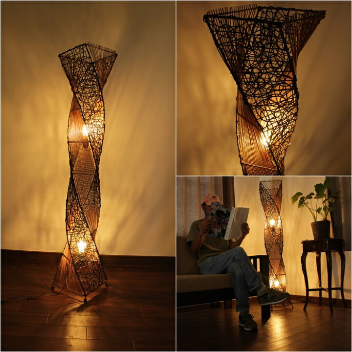 楽天市場】【LED電球標準】アジアン 照明 フロアライト 《幅26cm × 高 