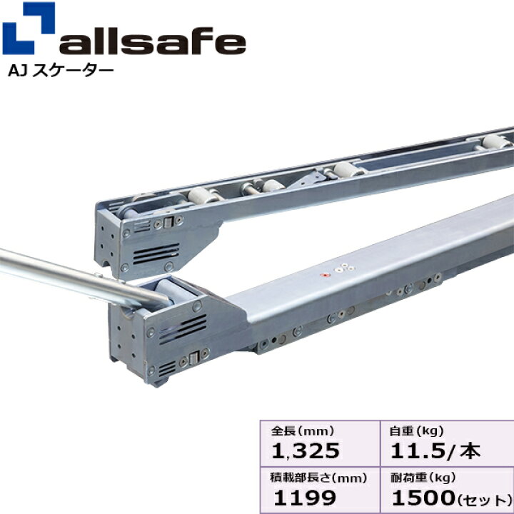 AJスケーターハイリフト 1200mm 美味 ジョルダー ジョロダー トラック  