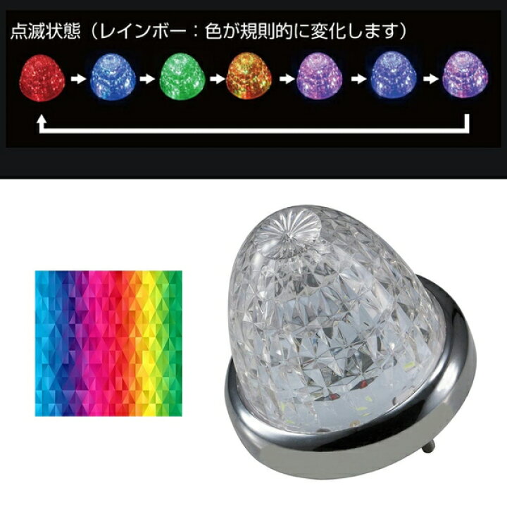 楽天市場】LED スターライトバスマーカーランプ 零 ZEROレインボー 