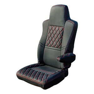 シートカバーCOMBI いすゞファイブスターギガ用 ブラック/赤糸 595334 ジェットイノウエ シートカバーCOMBI いすゞファイブスターギガ用 ブラック/赤糸 595334