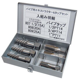 パイプ用エキストラクター&タップセット P&E-S エキストラクターセット パイプ用タップセット