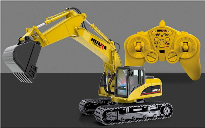 楽天市場 1 14ユンボラジコン ショベルタイプ 中身の見えないダンボール発送 パワーショベルラジコン 建設重機ラジコンカー まんてんツール