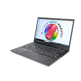 中古ノートパソコン Lenovo ThinkPad X1 Carbon 6th【中古】現品撮影 Windows11-Pro メモリ8GB NVMeSSD256GB Core i5 第8世代 FHD液晶14.0型【あす楽対応】WEBカメラ Bluetooth 無線LAN WPS Office付き モバイルパソコン 中古パソコン パソコン PC ノート