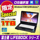 Ãm[gp\R Vin[hfBXN1TBɊς IׂOS (Windows10܂Windows7) yÁz RAi5 xm LIFEBOOK t15.6^V[Y XXyVf 4GB DVDX[p[}` LAN WPSItBXt Ãp\Ryz