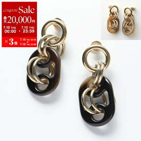 HERMES エルメス ピアス シェーヌダンクル エウリュディケー ユリディス Eurydice PM 057080FD レディース バッファローホーン メタル アクセサリー カラー2色【dc_kikaku】【po_sannn】