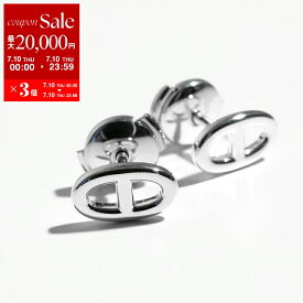 HERMES エルメス ピアス シェーヌダンクル ファランドール Chaine dAncre TPM FARANDOLE H113502B レディース ミニ スタッド silver925 ロゴ シルバー【dc_kikaku】【po_sannn】