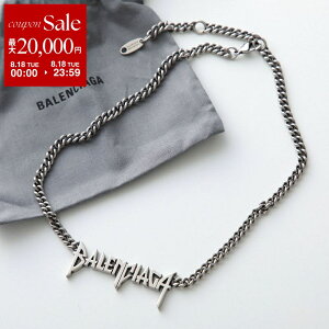 �y�ő�2���~OFF�N�[�|���ΏہE8/18����zBALENCIAGA �o�����V�A�K �l�b�N���X 787781 TZ99I �����Y �`�F�[�� ���^�����S �A�N�Z�T���[ �^�J �v���X 0911