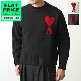 【50,000円均一価格・9/10-23時59分迄】ami paris アミパリス ニット RED ADC SWEATER BFUKS006.018 メンズ セーター ウール ハートロゴ クルーネック 長袖 カラー3色【flat_price】