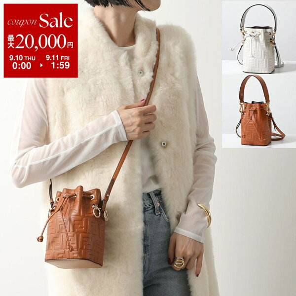 【最大2万円OFFクーポン対象・9/10～9/11-1:59迄】FENDI フェンディ ショルダーバッグ MINI MON TRESOR ミニ モン トレゾール 8BS010 A3ZG レディース FFロゴ ズッカ柄 ハンドバッグ カラー2色【dc_kikaku】