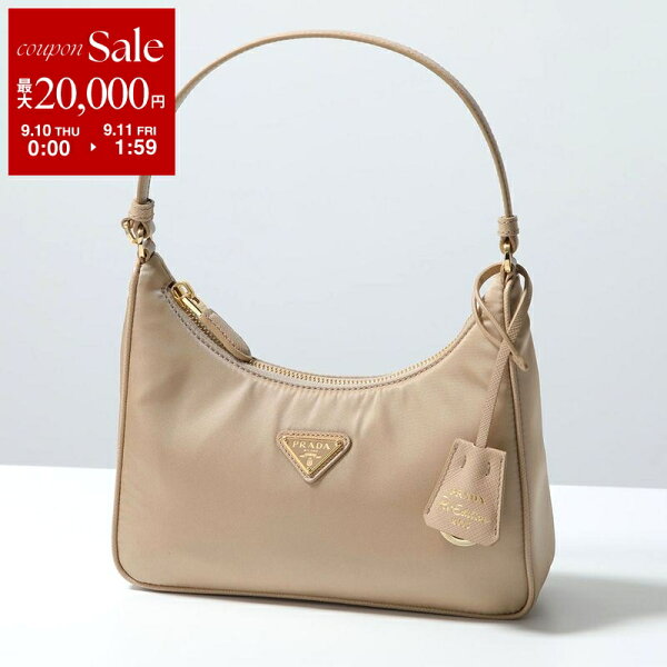 【最大2万円OFFクーポン対象・9/10～9/11-1:59迄】PRADA プラダ ハンドバッグ Re-Edition 2005 Re-Nylon 1N204M 1N204X R064 レディース ナイロン レザー 三角ロゴ キーリング付 ミニバッグ 鞄 カラー2色 1N204M_R064_F0632【dc_kikaku】