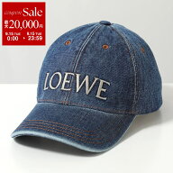 【最大2万円OFFクーポン対象・9/15限定】LOEWE ロエベ キャップ K820358X49 メンズ デニム コットン ロゴ…