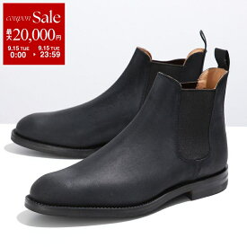 【最大2万円OFFクーポン対象・9/15限定】CROCKETT&JONES クロケットアンドジョーンズ チェルシーブーツ Chelsea 5 29542A S51D1 メンズ サイドゴアブーツ ラフアウトスエード ワイズE 靴 BLACK