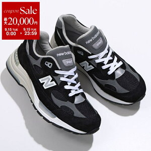 �y�ő�2���~OFF�N�[�|���ΏہE9/15����zNew Balance �j���[�o�����X �X�j�[�J�[ U992BK Made in USA 992 Core ���f�B�[�X D�E�B�Y �X�E�F�[�h �V���[�Y �C BLACK with GREY 006 and WHITE