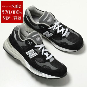 �y�ő�2���~OFF�N�[�|���ΏہE9/15����zNew Balance �j���[�o�����X �X�j�[�J�[ U992BK �����Y ���[�J�b�g �X�E�F�[�h ���b�V�� Made in USA Core D�E�B�Y �y�� ���� �V���[�Y �C �u���b�N��