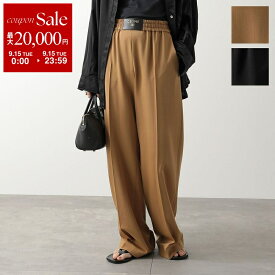 【最大2万円OFFクーポン対象・9/15限定】CELINE セリーヌ パンツ RP0F1609U.02CM RP0F1609U.38NO レディース トリオンフ レザーパッチ ウールツイル
