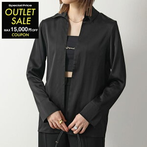 �y5,000�~OFF�N�[�|���ΏہE9/19-18���`�zJACQUEMUS �W���b�N���X �V���c La chemise Notte 213SH103 1000 ���f�B�[�X �T�e�� ���S�`���[�� �I�[�v���J���[ ���� 990/BLACK�youtlet�z