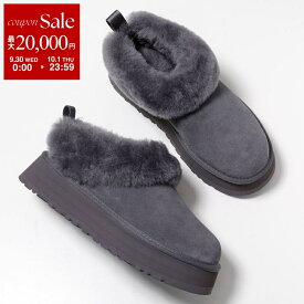 【最大2万円OFFクーポン対象・9/30～10/1限定】UGG アグ スリッポン TAZZELLE タゼル 1171393 レディース スウェード ムートン 軽量 プラットフォーム 厚底 スリッパ アンクルブーツ 靴 シューズ